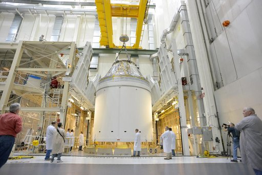 Orion crew module is complete!