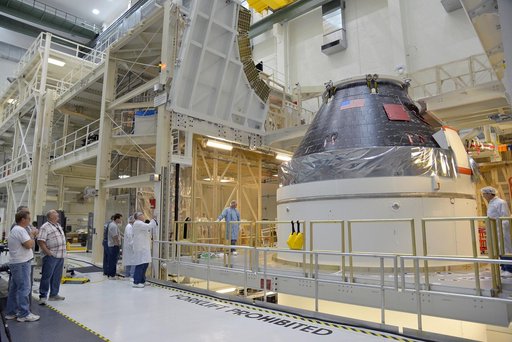 Orion crew module is complete!