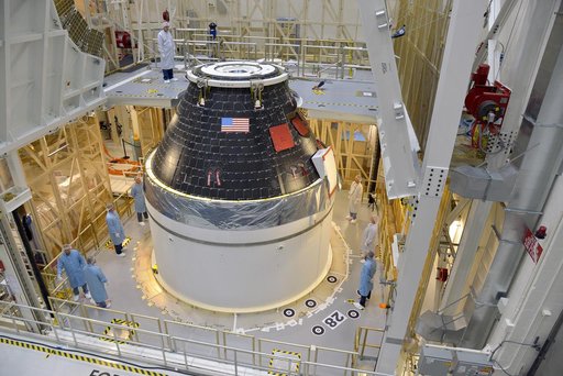 Orion crew module is complete!