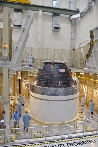 Orion crew module is complete!