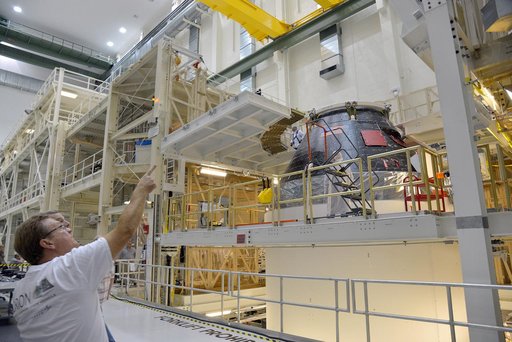 Orion crew module is complete!