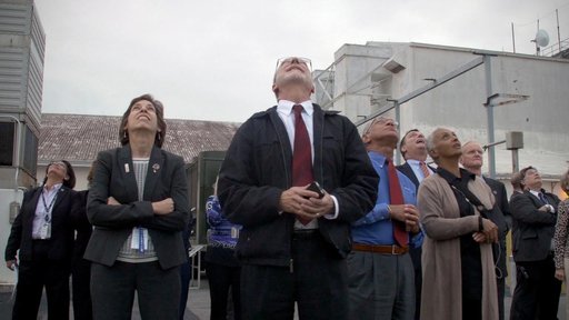 Orion team watches launch