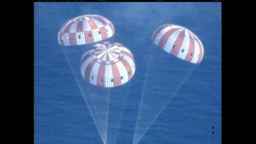 Orion returns to earth