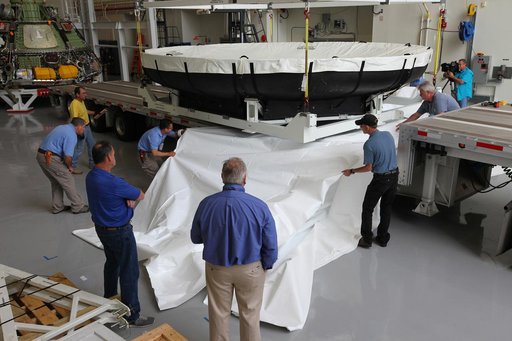 Heat Shield packed for transport
