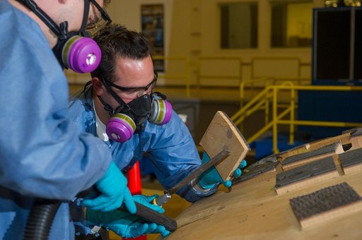 Studying Orion's heat shield