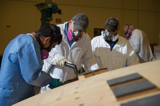 Studying Orion's heat shield