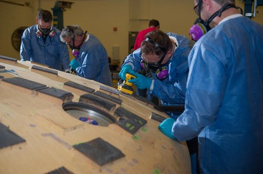 Studying Orion's heat shield