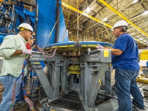 First weld of Orion Exploration Mission 1 crew module
