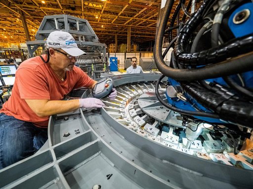 First weld of Orion Exploration Mission 1 crew module