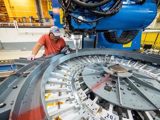 First weld of Orion Exploration Mission 1 crew module