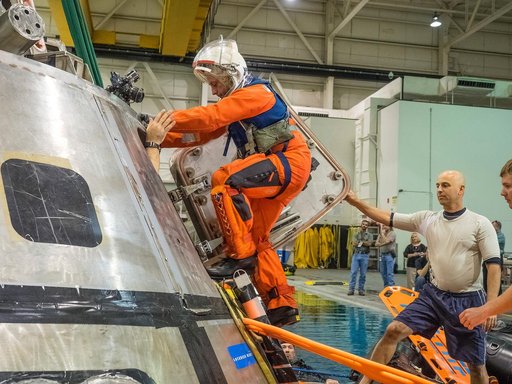 NASA Tests Crew Exit Strategy for Orion