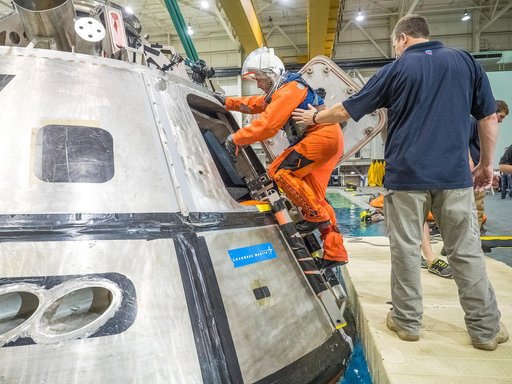 NASA Tests Crew Exit Strategy for Orion