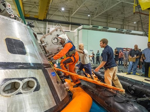 NASA Tests Crew Exit Strategy for Orion