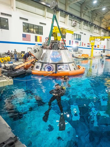 NASA Tests Crew Exit Strategy for Orion