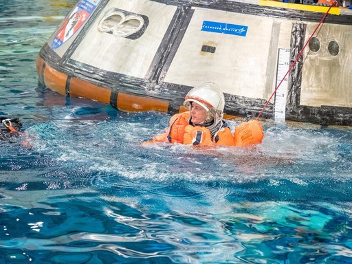 NASA Tests Crew Exit Strategy for Orion
