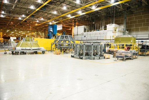 Orion EM1 Cone and frwd Bulkhead Section
