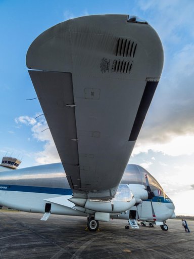 Super Guppy Arrives in New Orleans