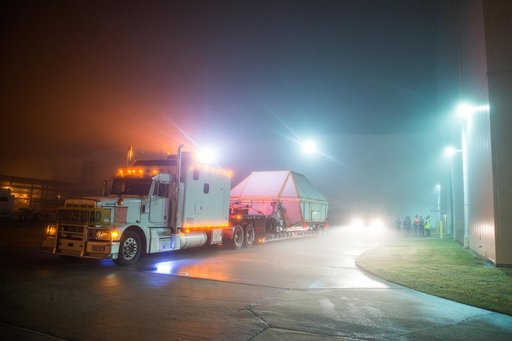 Orion EM-1 Vessel Ships to KSC