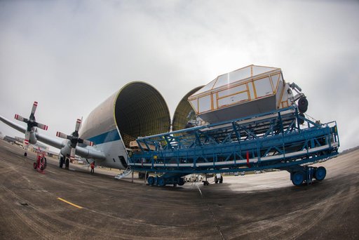 Orion EM-1 Vessel Ships to KSC