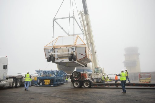 Orion EM-1 Vessel Ships to KSC