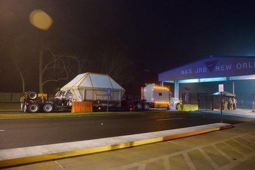 Orion EM-1 Vessel Ships to KSC