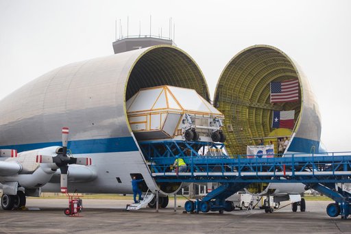 Orion EM-1 Vessel Ships to KSC