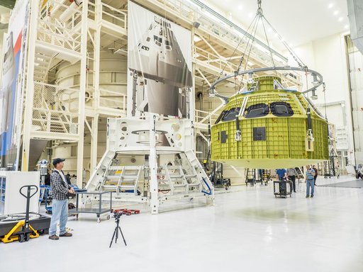 Orion arrives at Kennedy Space Center