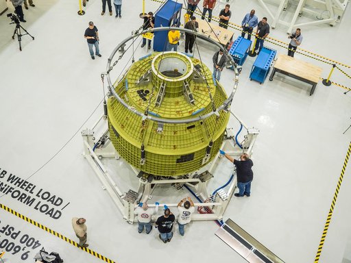 Orion arrives at Kennedy Space Center