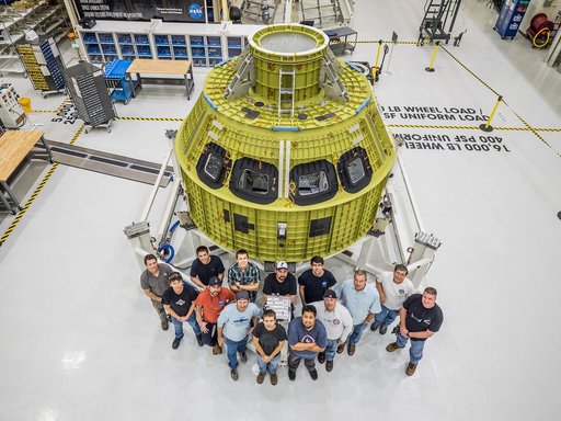Orion arrives at Kennedy Space Center