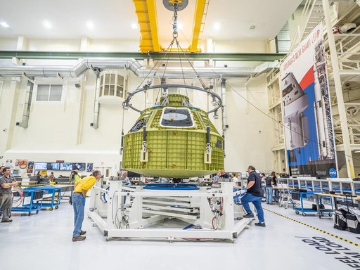 Orion arrives at Kennedy Space Center