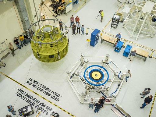 Orion arrives at Kennedy Space Center