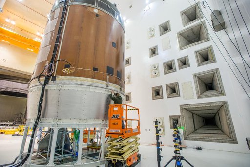 NASA Blasts Orion Service Module with Giant Horns