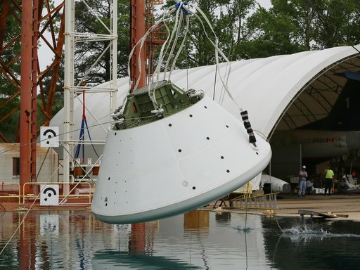 Orion water drop test