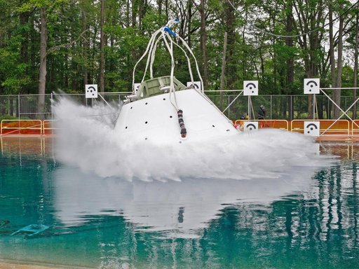 Orion water drop test