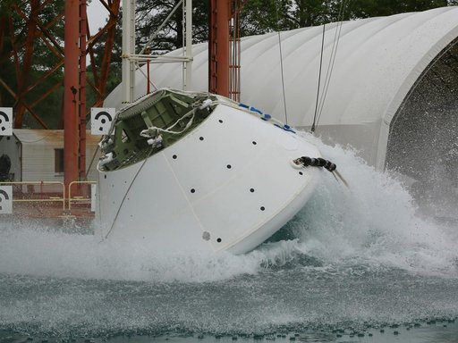 Orion water drop test