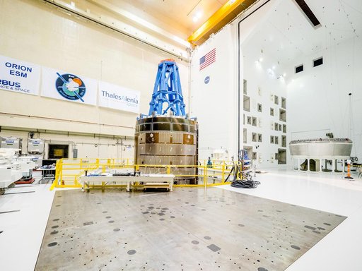 ESA Service Module Vibration Testing