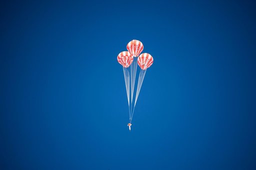 Testing parachutes for human flight