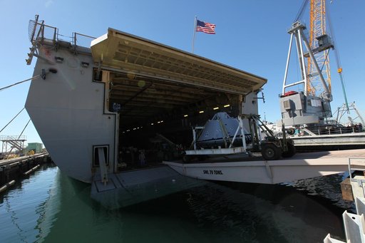Orion Underway Recovery Test 5 (URT-5) - Orion Boiler Plate Test