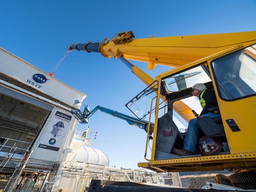 Propulsion Qualification Module Installed at White Sands Test Fa