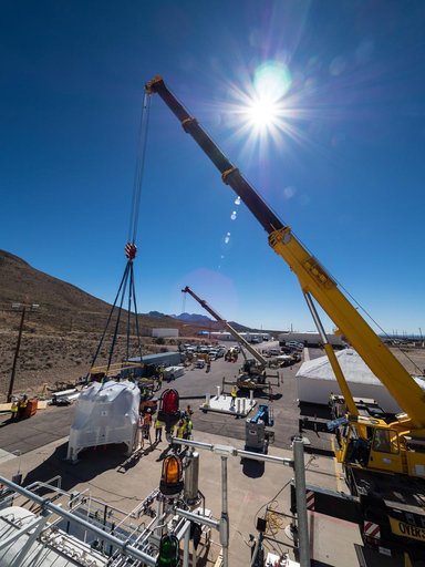 Propulsion Qualification Module Installed at White Sands Test Fa