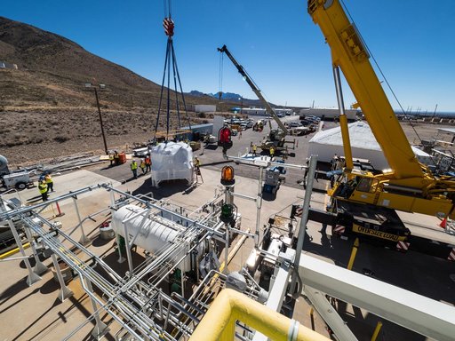 Propulsion Qualification Module Installed at White Sands Test Fa