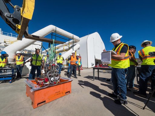 Propulsion Qualification Module Installed at White Sands Test Fa