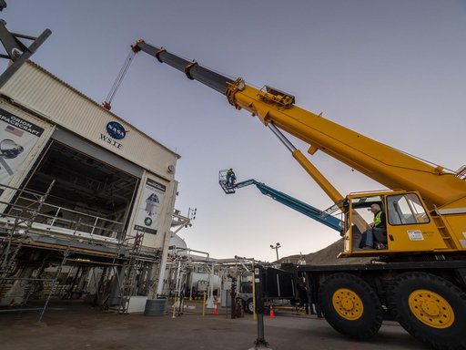 Propulsion Qualification Module Installed at White Sands Test Fa