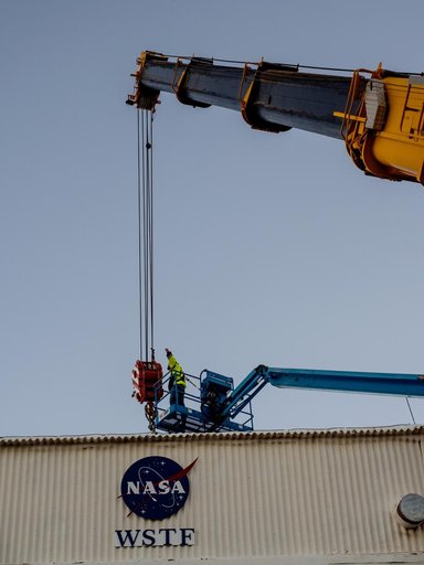 Propulsion Qualification Module Installed at White Sands Test Fa