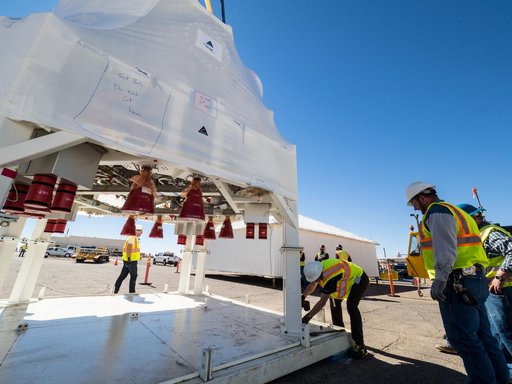 Propulsion Qualification Module Installed at White Sands Test Fa