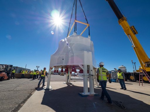 Propulsion Qualification Module Installed at White Sands Test Fa