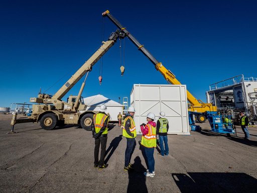 Propulsion Qualification Module Installed at White Sands Test Fa