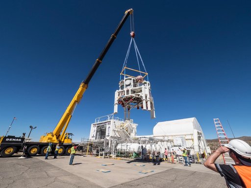 Propulsion Qualification Module Installed at White Sands Test Fa