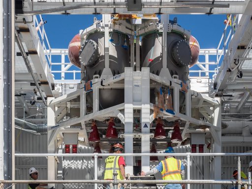 Propulsion Qualification Module Installed at White Sands Test Fa