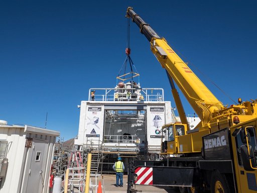 Propulsion Qualification Module Installed at White Sands Test Fa